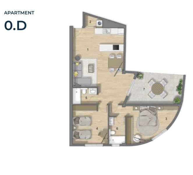 APARTAMENTO NUEVO EN COMPLEJO NUEVO PUERTO DE SANTIAGO