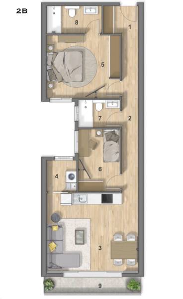 NUEVO APARTAMENTO EN NUEVO COMPLEJO PUERTO DE SANTIAGO